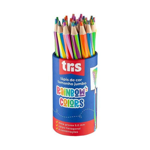 LÁPIS TRIS RAINBOW COLORS