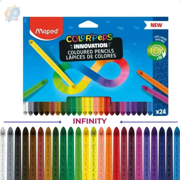 LÁPIS MAPED INFINITY 24 CORES